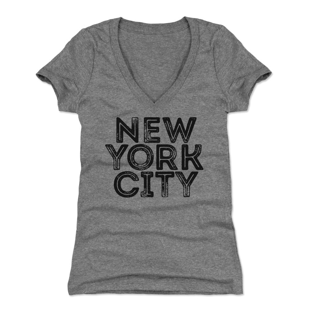 New York Women's V-Neck T-Shirt | 500 LEVEL