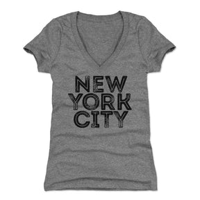 New York Women's V-Neck T-Shirt | 500 LEVEL