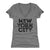 New York Women's V-Neck T-Shirt | 500 LEVEL