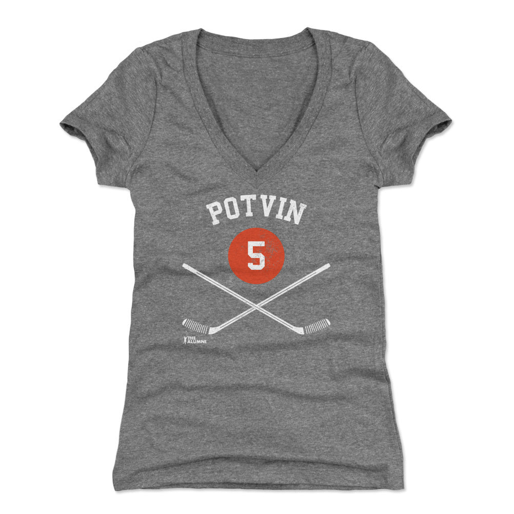 Denis Potvin Women&#39;s V-Neck T-Shirt | 500 LEVEL