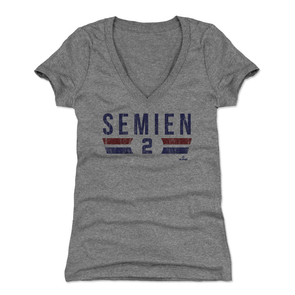 Marcus Semien Women&#39;s V-Neck T-Shirt | 500 LEVEL