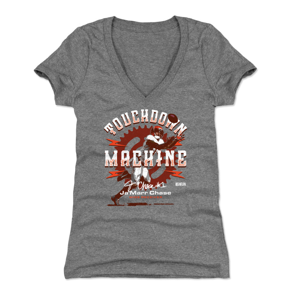 Ja'Marr Chase Women's V-Neck T-Shirt | 500 LEVEL