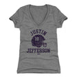 Justin Jefferson Women's V-Neck T-Shirt | 500 LEVEL