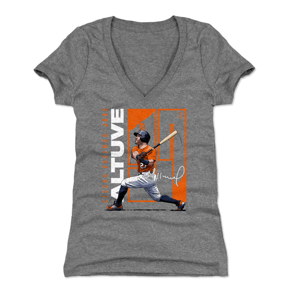 Jose Altuve Women's V-Neck T-Shirt | 500 LEVEL