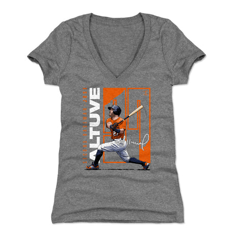 Jose Altuve Women's V-Neck T-Shirt | 500 LEVEL