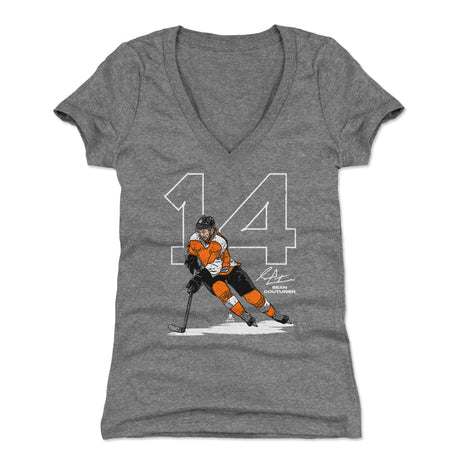 Sean Couturier Women's V-Neck T-Shirt | 500 LEVEL
