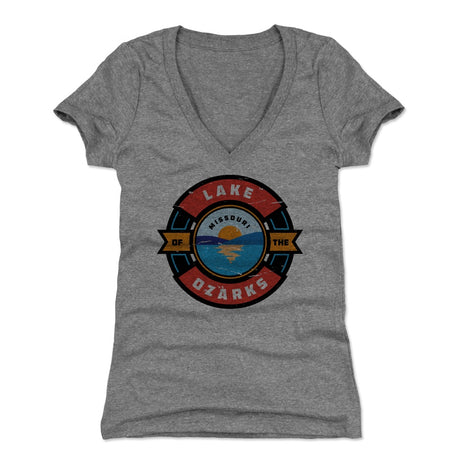 Lake Of The Ozarks Women's V-Neck T-Shirt | 500 LEVEL
