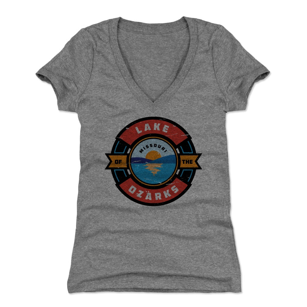 Lake Of The Ozarks Women&#39;s V-Neck T-Shirt | 500 LEVEL