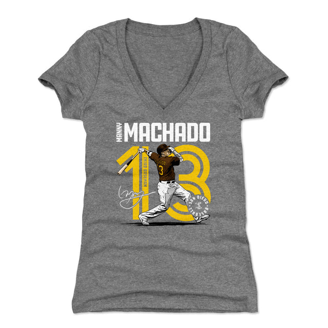 Manny Machado Women's V-Neck T-Shirt | 500 LEVEL