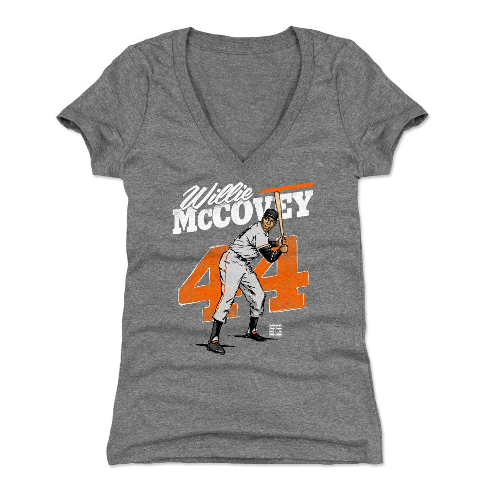 Willie McCovey Women's V-Neck T-Shirt | 500 LEVEL
