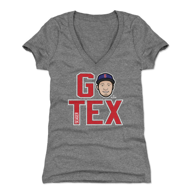 Corey Seager Women's V-Neck T-Shirt | 500 LEVEL
