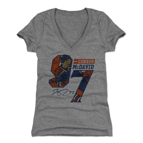 Connor McDavid Women's V-Neck T-Shirt | 500 LEVEL