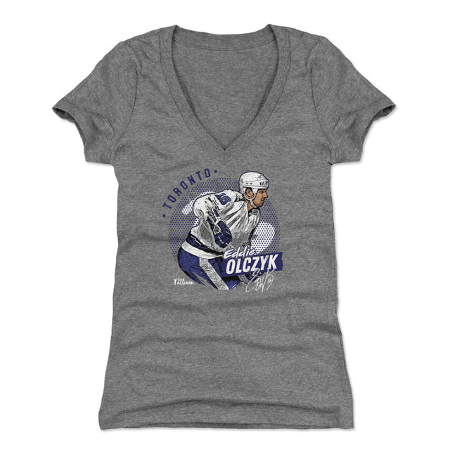 Eddie Olczyk Women's V-Neck T-Shirt | 500 LEVEL