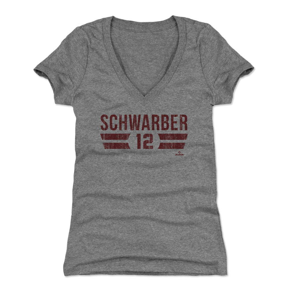 Kyle Schwarber Women's V-Neck T-Shirt | 500 LEVEL
