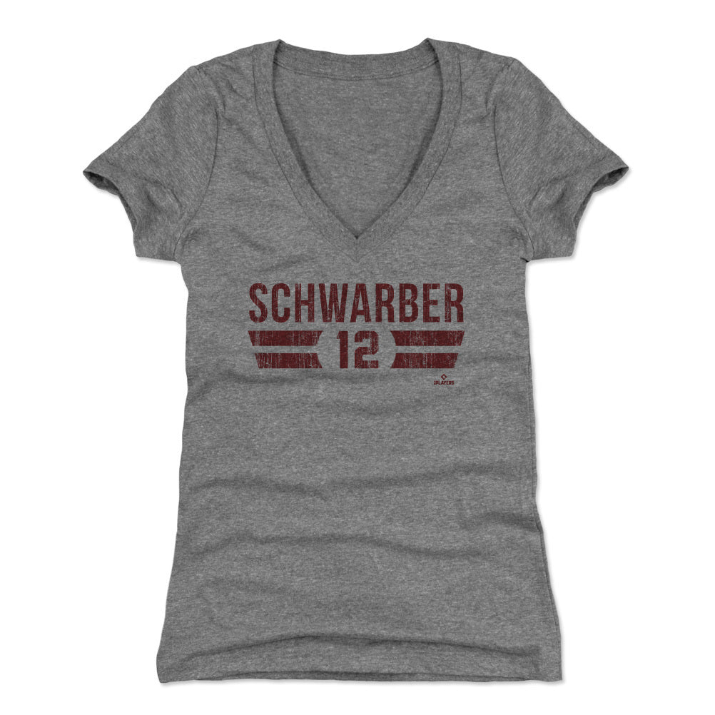 Kyle Schwarber Women&#39;s V-Neck T-Shirt | 500 LEVEL