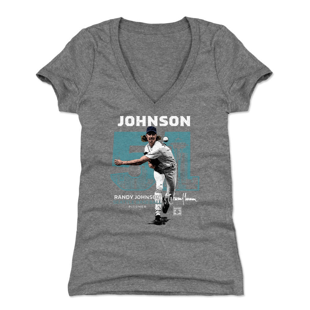 Randy Johnson Women&#39;s V-Neck T-Shirt | 500 LEVEL