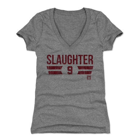 Enos Slaughter Women's V-Neck T-Shirt | 500 LEVEL