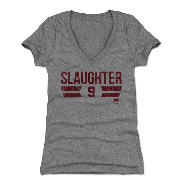 Enos Slaughter Women's V-Neck T-Shirt | 500 LEVEL