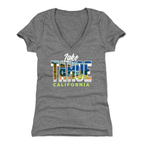 Lake Tahoe Women's V-Neck T-Shirt | 500 LEVEL