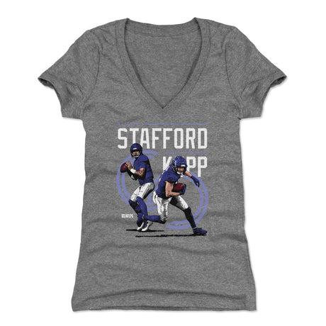 Matthew Stafford Women's V-Neck T-Shirt | 500 LEVEL