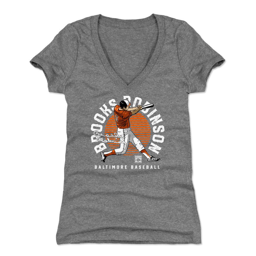 Brooks Robinson Women's V-Neck T-Shirt | 500 LEVEL