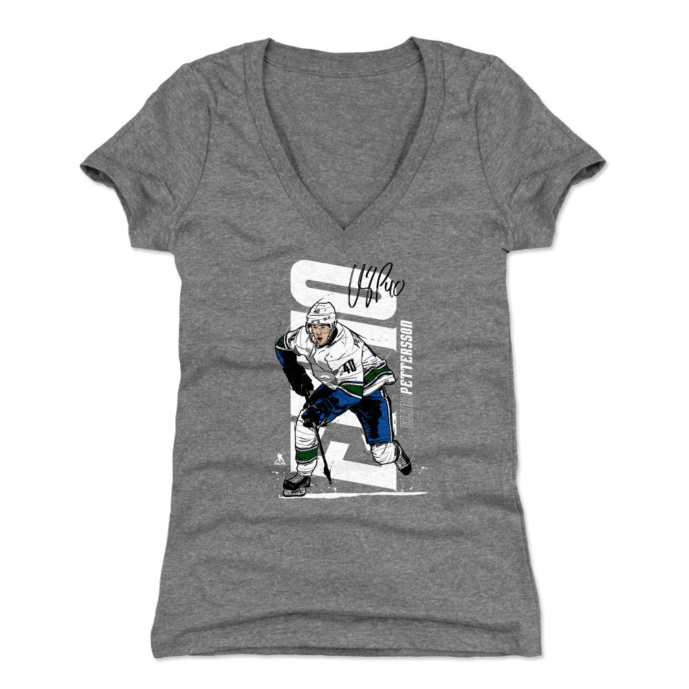 Elias Pettersson Women's V-Neck T-Shirt | 500 LEVEL