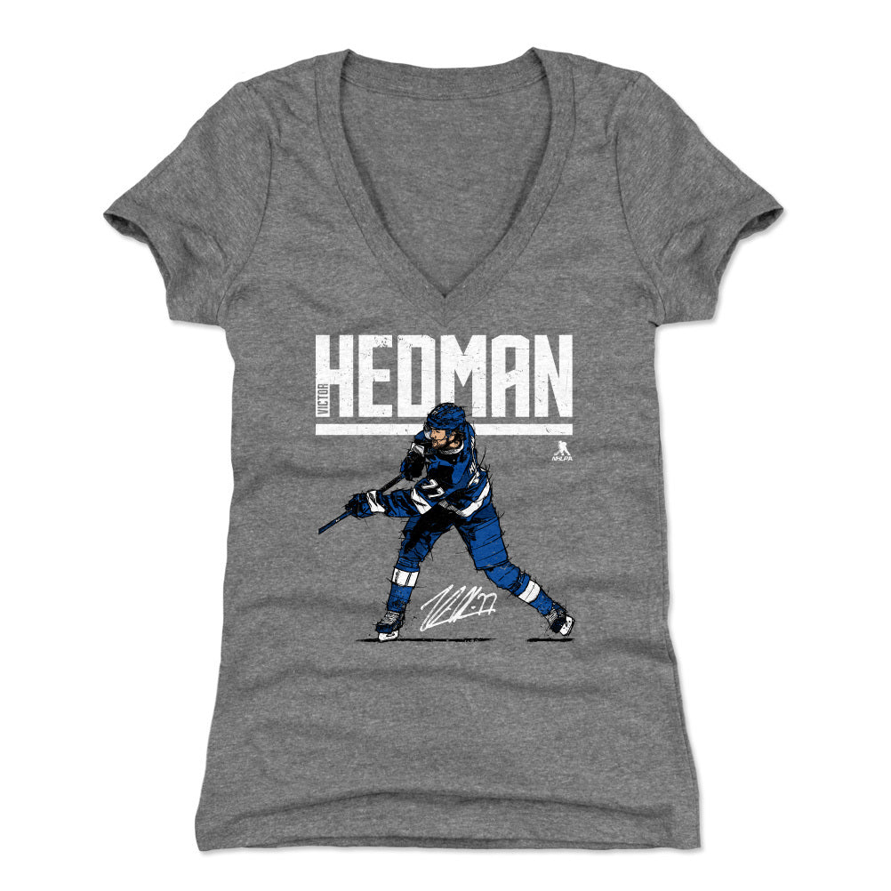 Victor Hedman Women's V-Neck T-Shirt | 500 LEVEL