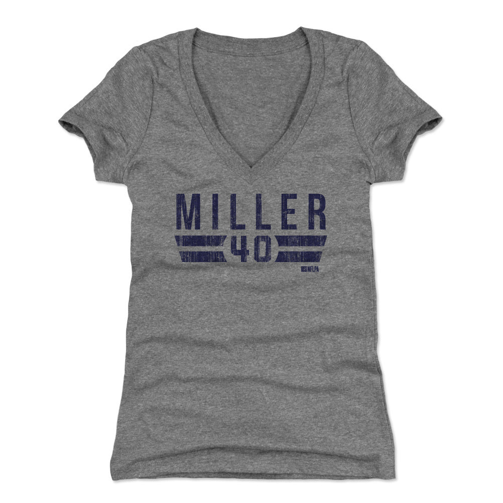 Von Miller Women&#39;s V-Neck T-Shirt | 500 LEVEL