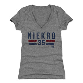 Phil Niekro Women's V-Neck T-Shirt | 500 LEVEL