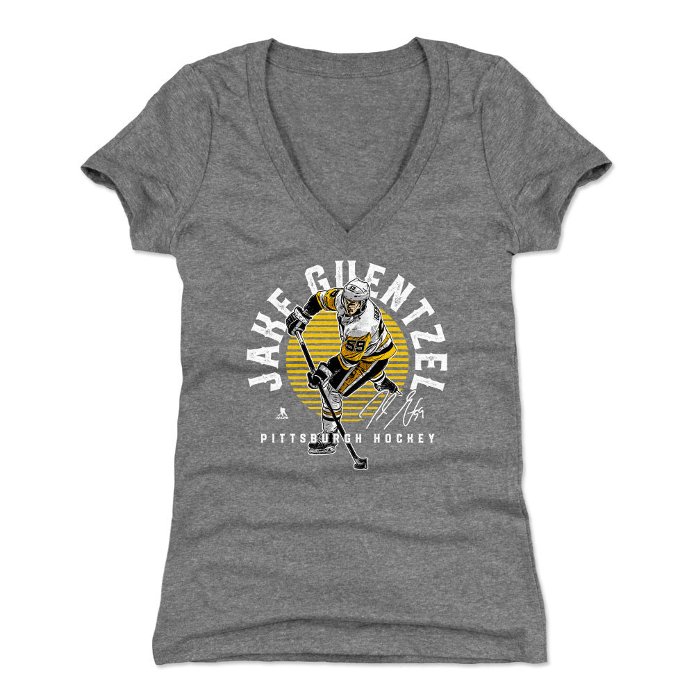 Jake Guentzel Women&#39;s V-Neck T-Shirt | 500 LEVEL