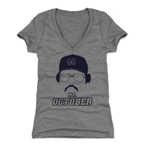 Reggie Jackson Women's V-Neck T-Shirt | 500 LEVEL