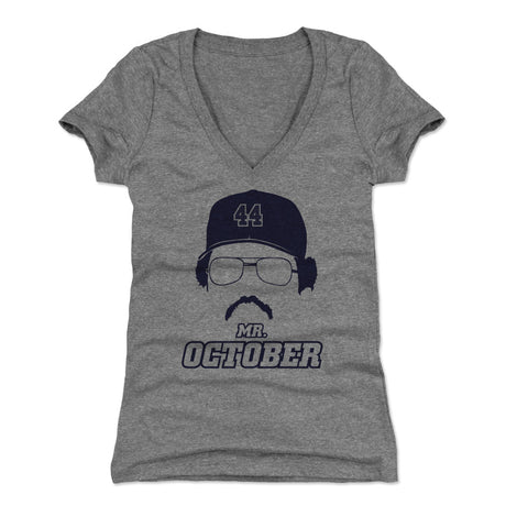 Reggie Jackson Women's V-Neck T-Shirt | 500 LEVEL
