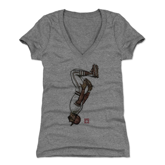 Ozzie Smith Women's V-Neck T-Shirt | 500 LEVEL
