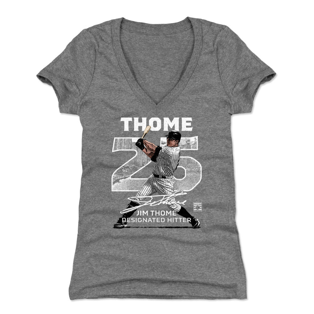 Jim Thome Women&#39;s V-Neck T-Shirt | 500 LEVEL