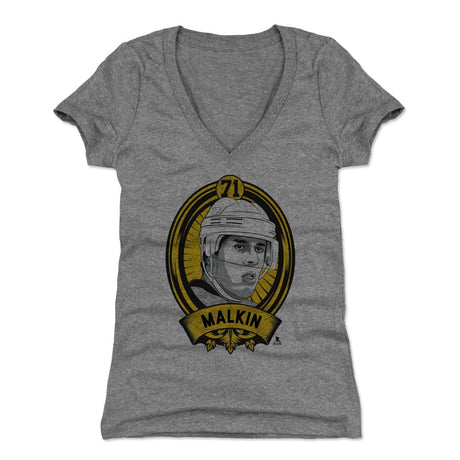 Evgeni Malkin Women's V-Neck T-Shirt | 500 LEVEL
