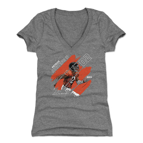 Patrick Surtain II Women's V-Neck T-Shirt | 500 LEVEL