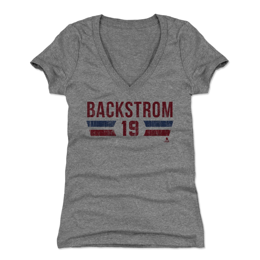 Nicklas Backstrom Women's V-Neck T-Shirt | 500 LEVEL