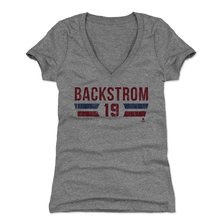 Nicklas Backstrom Women's V-Neck T-Shirt | 500 LEVEL