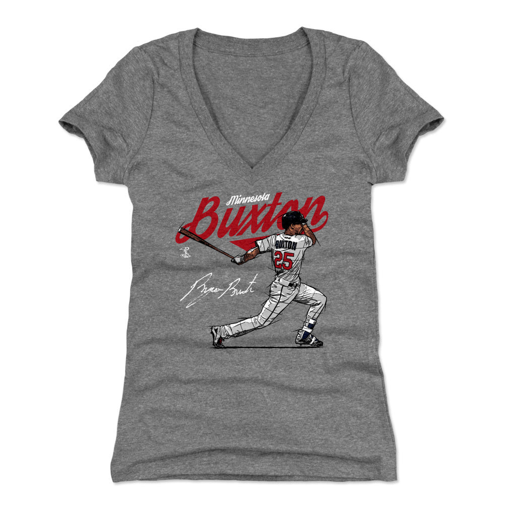 Byron Buxton Women's V-Neck T-Shirt | 500 LEVEL