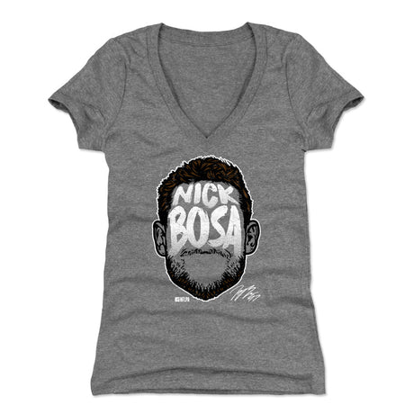 Nick Bosa Women's V-Neck T-Shirt | 500 LEVEL