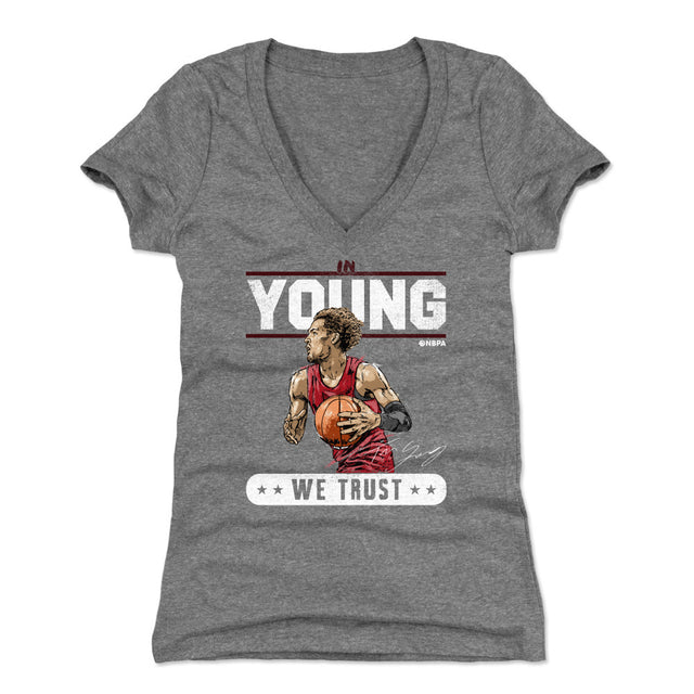 Trae Young Women's V-Neck T-Shirt | 500 LEVEL