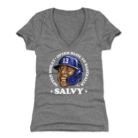 Salvador Perez Women's V-Neck T-Shirt | 500 LEVEL