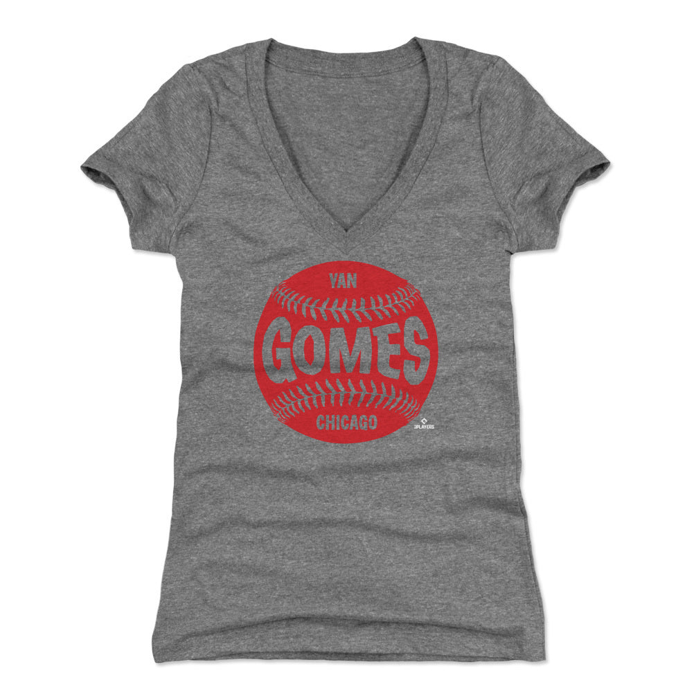 Yan Gomes Women&#39;s V-Neck T-Shirt | 500 LEVEL