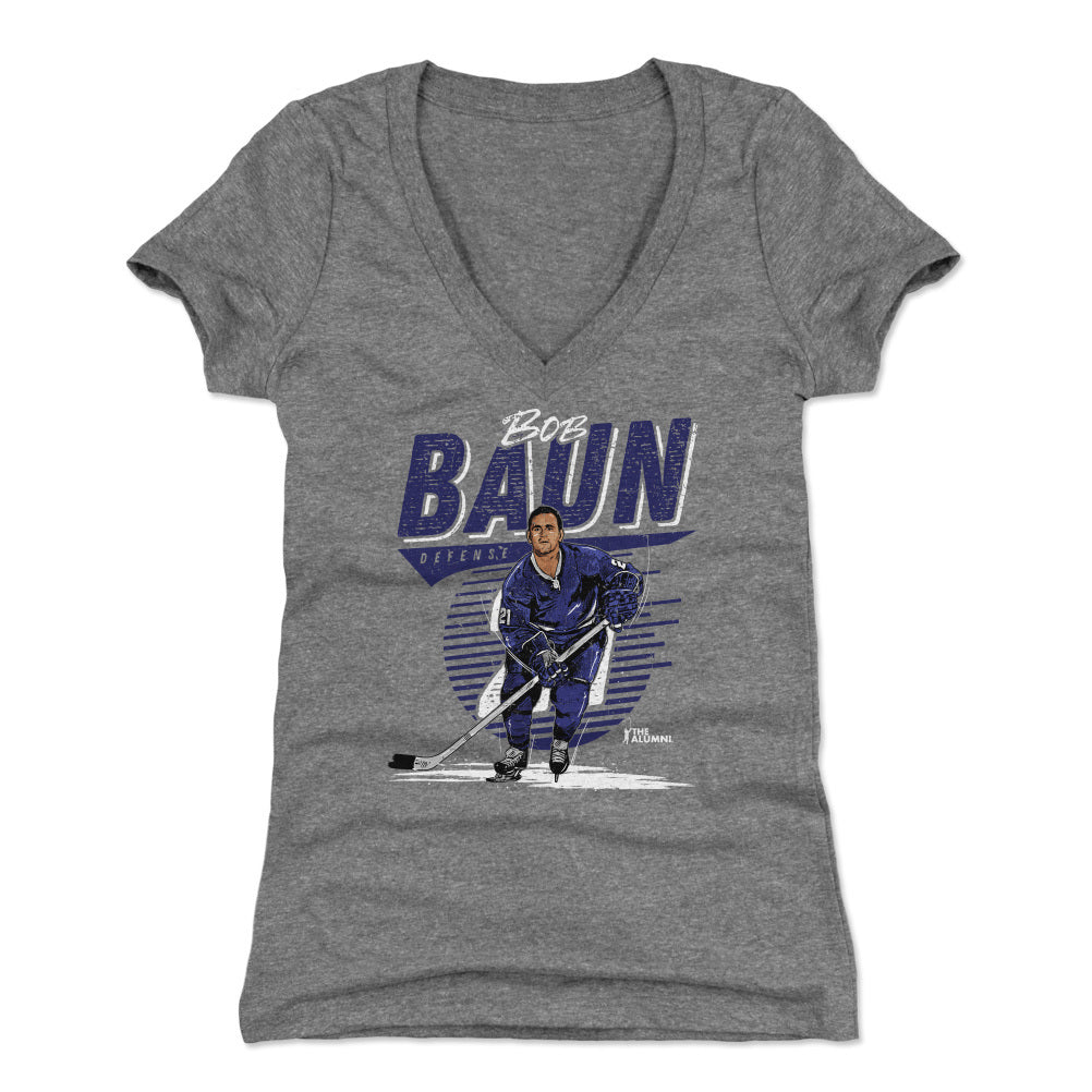Bob Baun Women's V-Neck T-Shirt | 500 LEVEL