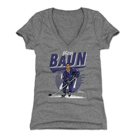 Bob Baun Women's V-Neck T-Shirt | 500 LEVEL