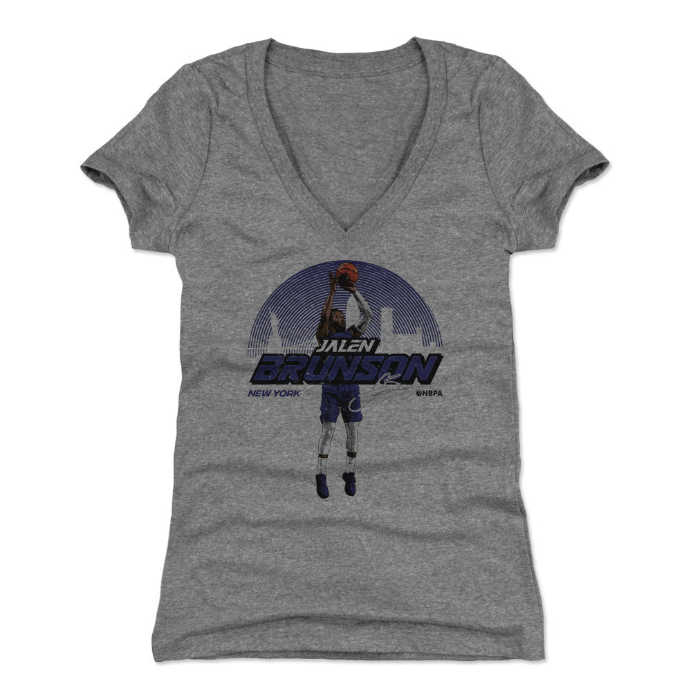 Jalen Brunson Women's V-Neck T-Shirt | 500 LEVEL