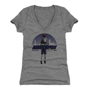 Jalen Brunson Women's V-Neck T-Shirt | 500 LEVEL