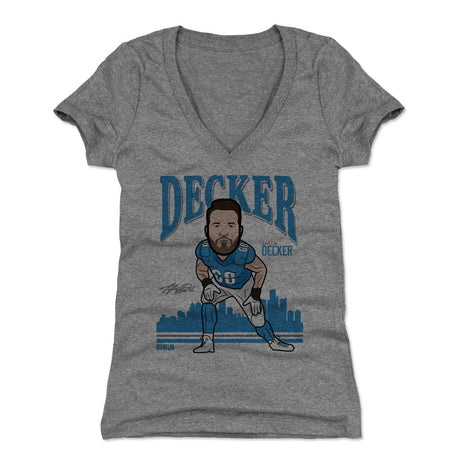 Taylor Decker Women's V-Neck T-Shirt | 500 LEVEL