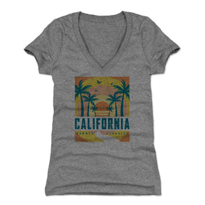 California Women's V-Neck T-Shirt | 500 LEVEL