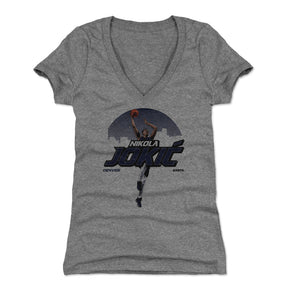 Nikola Jokic Women's V-Neck T-Shirt | 500 LEVEL